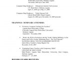 Resume Sample for Fresh Graduate Teachers Sample Resume for Teachers without Experience In the Philipines