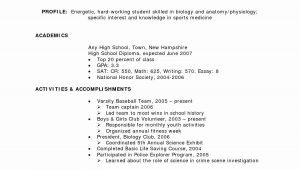Resume Sample for High School Graduate with No Work Experience Pin On Resume