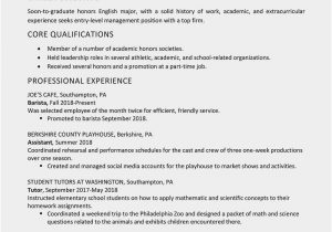 Resume Sample for High School Graduate with No Work Experience Sample Resume for High School Student Applying for A Job – Good …