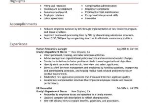 Resume Sample for Human Resource Position 20 Best Human Resources Resume Ideas Human Resources Resume …