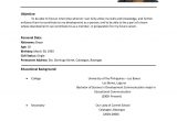 Resume Sample for Ojt Business Administration the Most Example Of A Resume format Example Of A Resume format …