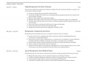 Resume Sample for Receptionist Position with No Experience Administrative Receptionist Resume Sample October 2021