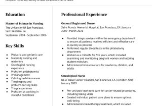 Resume Sample for Rn Care Advisor Registered Nurse Resume Examples In 2022 – Resumebuilder.com