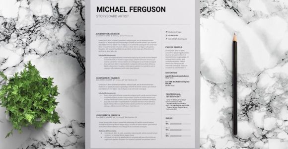 Resume Sample for Story Board Artist Free Storyboard Artist Resume Template with Clean and Professional …