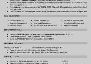 Resume Sample for Supply Chain Management Supply Chain Management Resume Master