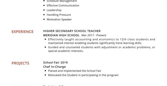 Resume Sample for Teacher Job Pdf Secondary School Teacher Resume Sample 2021 Writing Tips …