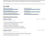 Resume Sample for Tech Support Trainer software Trainer Resume Example with Content Sample Craftmycv