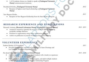 Resume Sample for the Air force Air force Hpsp Personal Cv Example for Aegd Application