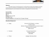 Resume Sample format for Working Students Benefits Of Having Basic Resume Examples Sample Resume format …