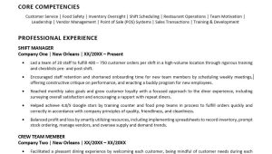 Resume Sample From A Person Working In Mcdonalds Mcdonald’s Resume Sample Monster.com