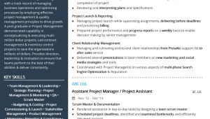 Resume Sample From associate Project Manager Free associate Project Manager Resume Sample 2020 by Hiration