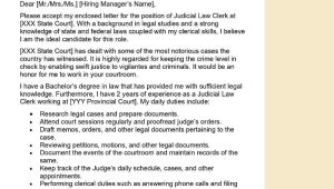 Resume Sample Judicial Law Clerk Supreme Court Judicial Law Clerk Cover Letter Examples – Qwikresume