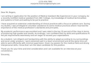 Resume Sample Medical assistant No Experience Medical assistant (no Experience) Cover Letter Examples, Samples …