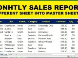 Resume Sample Monthly Excel Spreadsheets Revenue How to Make Monthly Sales Report Sheet Excel