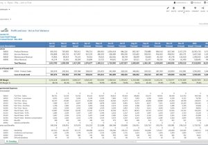Resume Sample Monthly Excel Spreadsheets Revenue Monatlicher Gewinn- Und Verlustprognosebericht – Example, Uses