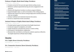 Resume Samples for Academic Positions In Education Academic Resume Examples & Writing Tips 2022 (free Guide) Â· Resume.io