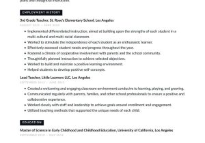 Resume Samples for Academic Positions In Education Education Resume Examples & Writing Tips 2022 (free Guide)