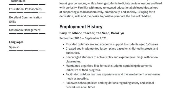 Resume Samples for Academic Positions In Education Teacher Resume Examples & Writing Tips 2022 (free Guide) Â· Resume.io