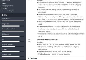 Resume Samples for Accounts Receivable Manager Accounts Receivable Resumeâsample and 25lancarrezekiq Writing Tips