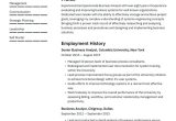 Resume Samples for Business System Analyst Senior Business Analyst Resume Template 2019 Â· Resume.io