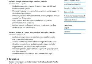 Resume Samples for Business System Analyst Systems Analyst Resume Examples & Writing Tips 2022 (free Guide)