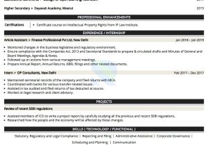 Resume Samples for Company Secretary Students Sample Resume Of Company Secretary (cs) with Template & Writing … Resume Samples for Company Secretary Students Sample Resume Of Company Secretary (cs) with Template & Writing …