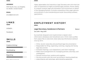 Resume Samples for Company Secretary Students Secretary Resume & Writing Guide  12 Template Samples Pdf