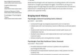 Resume Samples for Conducting Psychology Tests Paychologist Resume Example & Writing Guide Â· Resume.io
