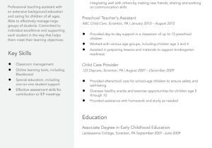 Resume Samples for Daycare Teacher assistant Teacher assistant Resume Examples In 2022 – Resumebuilder.com