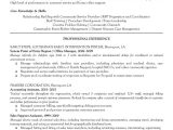 Resume Samples for Developmental Disability Professional Non Profit Support Coordination Specialist Resume