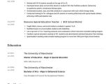 Resume Samples for Developmental Disability Professional Special Education Teacher Resume: Templates & Examples …