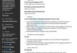 Resume Samples for Engineering Students In India Sample Resume Of Agricultural Engineer with Template & Writing …