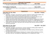Resume Samples for Entry Level Archivist Applying for Archivist Positions – Feedback Welcome : R/resume