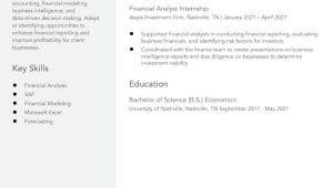 Resume Samples for Entry Level Financial Analyst Entry-level Financial Analyst Resume Examples In 2022 …