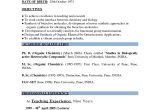 Resume Samples for Experienced It Professionals India Pin On Teacher