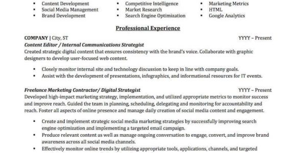 Resume Samples for Experienced Professionals In Marketing Advertising & Marketing Resume Sample Professional Resume …