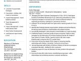 Resume Samples for Experienced Professionals In Sales Sales Manager Cv Example 2022 Writing Tips – Resumekraft