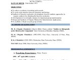 Resume Samples for Experienced Professionals India Pin On Teacher