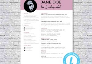 Resume Samples for Hair and Makeup Artist Hair Stylist   Makeup Artist Resume Template