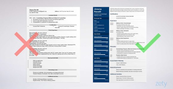 Resume Samples for Hair and Makeup Artist Makeup Artist Resume Sample for 2022 [guide & Examples]
