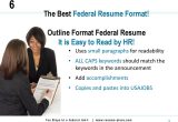 Resume Samples In Outline format Federal Applications with Paragraphs 6 the Best Federal Resume format! Outline format Federal Resume It …