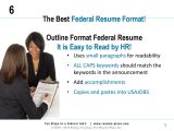 Resume Samples In Outline format Federal Applications with Paragraphs 6 the Best Federal Resume format! Outline format Federal Resume It …