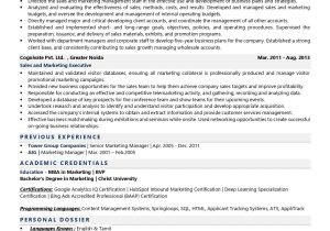 Resume Samples In Sales and Marketing Gm â Sales & Marketing Resume Examples & Template (with Job …