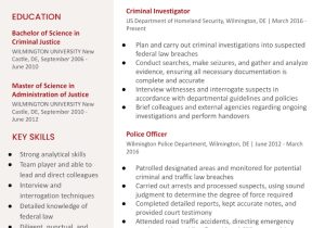 Resume Samples Of A Criminal Justice Graduate Law Enforcement Resume Examples In 2022 – Resumebuilder.com