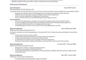 Resume Samples Of Sr Administrative assistant Iii Investment Firm Executive assistant Resume