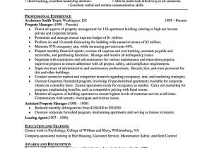 Resume Samples Property Supervisor Corporate Housing Property Manager Resume Sample and Tips Manager Resume, Resume …