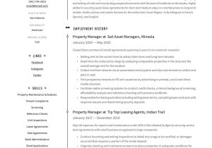 Resume Samples Property Supervisor Corporate Housing Property Manager Resume & Writing Guide  18 Templates 2020
