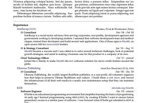 Resume Samples Same Company Different Positions Latex Templates – Cvs and Resumes