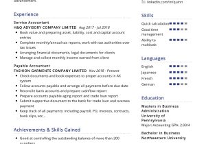 Resume Samples Showing Part Time Account Receivables Experience Accounts Payable Resume Sample 2022 Writing Tips – Resumekraft