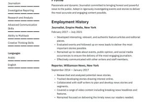 Resume Skills Section Sample social Media Journalist Resume Examples & Writing Tips 2022 (free Guide) Resume Skills Section Sample social Media Journalist Resume Examples & Writing Tips 2022 (free Guide)